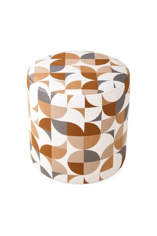 Just Home Modern Puf - Renkli - 42x38x38 Cm Renkli