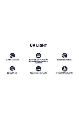 Varta 15638 Uv Led Fener 3Aaa Gri