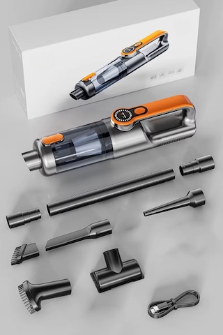 Wearfitpro St126plus Işıklı Araç Süpürgesi Kablosuz Yüksek Motorlu Vakum Üfleme