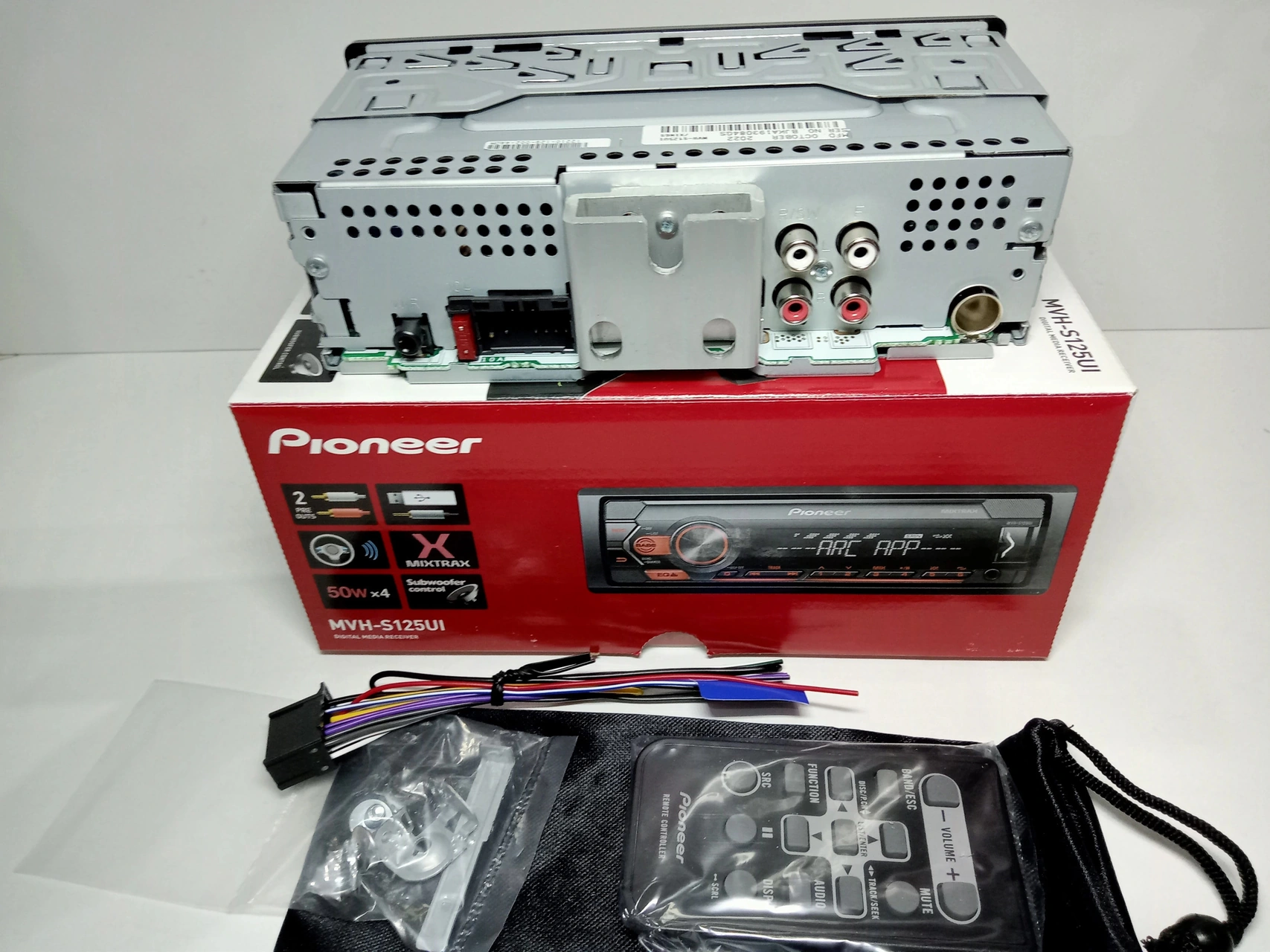 Pioneer Teyp - Mvh-s125uı - Çift Amfi Çıkışlı , Usb , Aux Ve Ekstra Bass