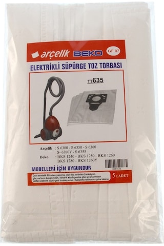 Tt 635 Süpürge 3 Katlı Toz Torbası, Arçelik/Beko Ile Uyumlu