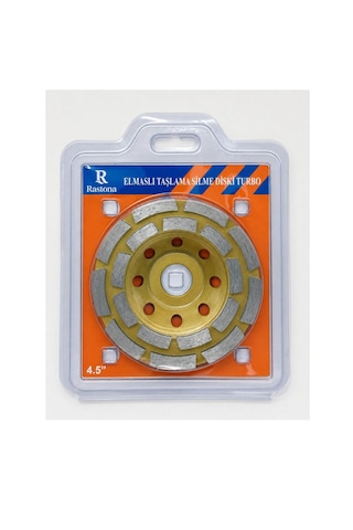 Rastona Elmaslı Taşlama Silme Diski Turbo 4,5"