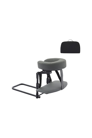 Fashioncha Ev Yatak Seti Yüz Yastıklı Masaj Seti Ayarlanabilir Kafalık El Dayanağı Rahatlama İçin Pu Süngerden Yapılmış Ergonomik Destek, Gri