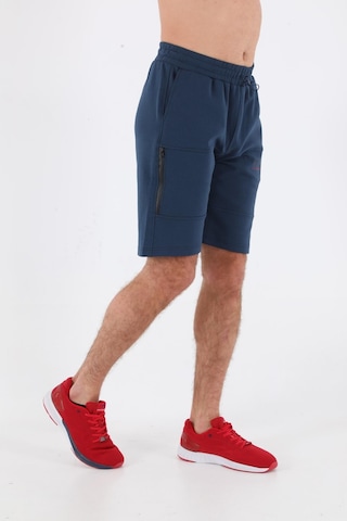 Maraton Sportswear Regular Erkek Sisli Mavi Şort 20549-sisli Mavi Açık Mavi