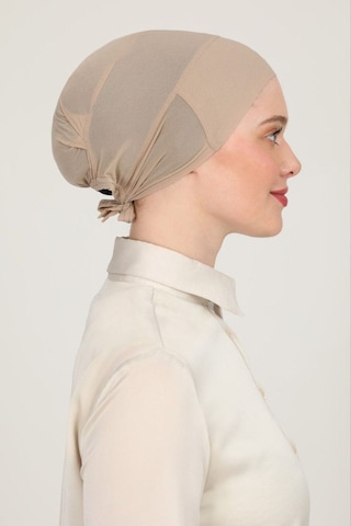 Melodi Scarf Kadın Tesettür Parisien Tüllü Climafit Likralı Nefes Alan Parizyen Dikişsiz Bone Sütlü Kahve Sütlü Kahve Sütlü Kahverengi