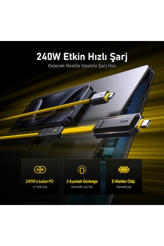 Aohi The Future Magflash 2si1 Arada 240w Pd 3.1 Hızlı Şarj