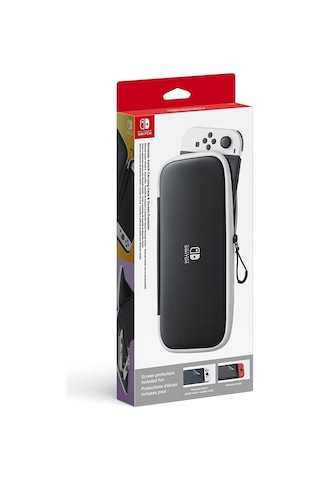 Nintendo Switch Oled Çanta & Ekran Koruyucu . Lisanslı Car