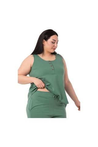 Büyük Beden Penye Mint Yeşili Eşofman Takımı-mint Mint Yeşili