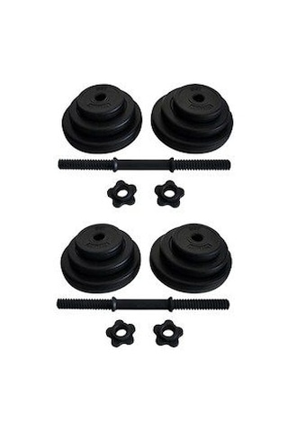 Dynamic 20 KG Vinyl Ağırlık Set Siyah