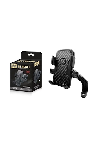Powertec Motosiklet Bisiklet Telefon Tutucu Ayna Bağlantılı 4-7 inç uyumlu