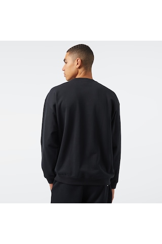 Converse Cons One Star Crew Erkek Siyah Sweatshirt