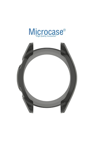 Microcase Huawei Watch Gt2 46 Mm Önü Açık Silikon Kılıf - Füme