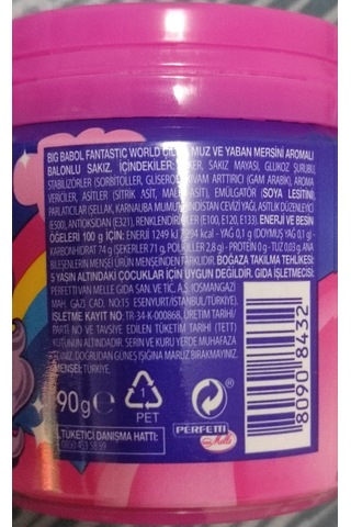 Big Babol Fantastic World Unicorn Eggs Sakız 10 x 90 G