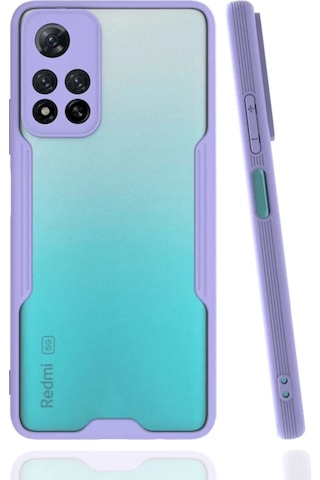 Newface Xiaomi Redmi Note 11 Pro Plus 5g Kılıf Platin Silikon - Lila