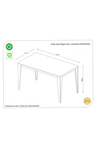 Artemis Yemek Masası Beyaz