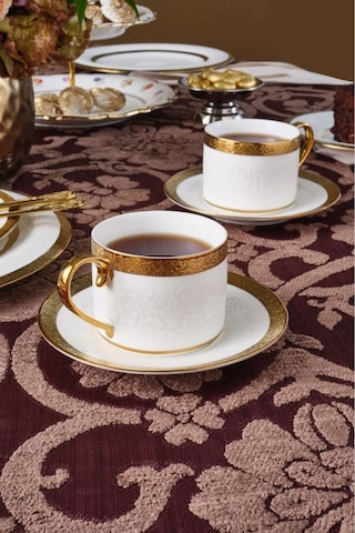 Karaca Royal Bone Victoria 2işilik Çay Fincan Takımı