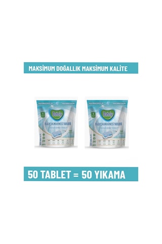 Bulaşık Makinesi Tableti - Süper 2'li 100 Tablet - 100 Yıkama