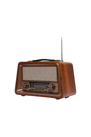 Royaltrend RT-810 Eskitme Görünüm Nostaljik Ahşap Radyo