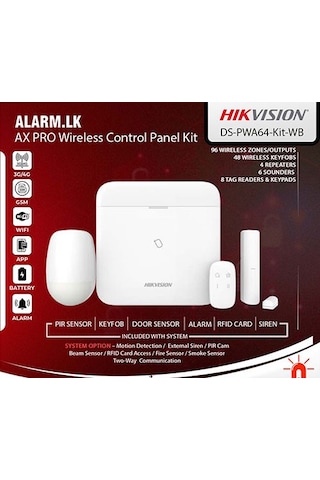 Hikvision Ds-pwa64-kit-we +kablosuz Siren