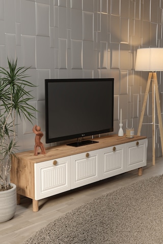 Bohem 180 Cm Mdf Kapak Tv Ünitesi Çam