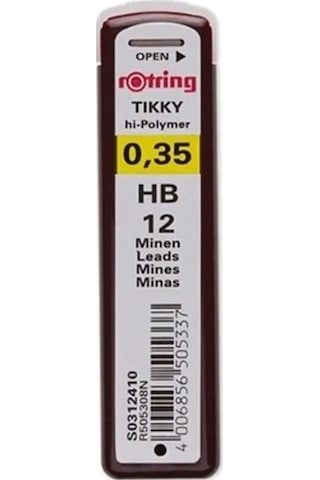 Rotring Siyah Kalem Uçu 0.35 MM 3 Adet