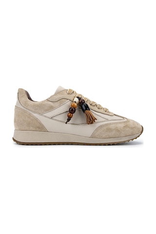 Tamer Tanca Kadın Hakiki Deri Bej Sneakers & Spor Ayakkabı 488 5022 Bn Ayk Y26 Bej Dr/bej Suet