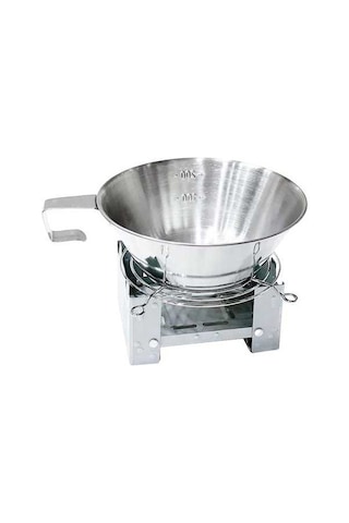 Pazly Taşınabilir Katlanır Kamp Barbekü B B - Yürüyüş Ve Seyahat Için Pratik Gri