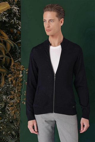 Efor Tr 860 Slim Fit Lacivert Klasik Triko Lacivert