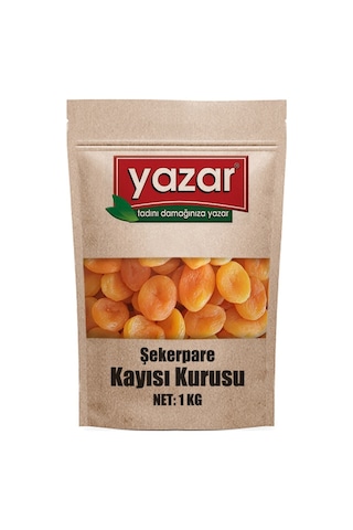 Yazar Kuruyemiş Kaysı Şekerpare Jumbo 1 KG