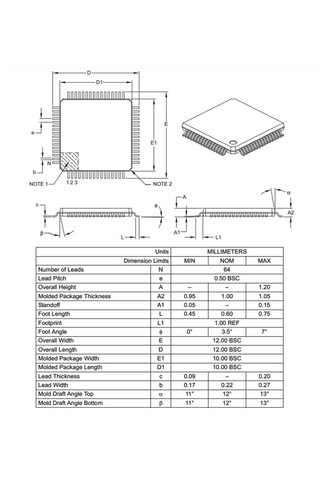 Pıc18f67k22-ı P/t