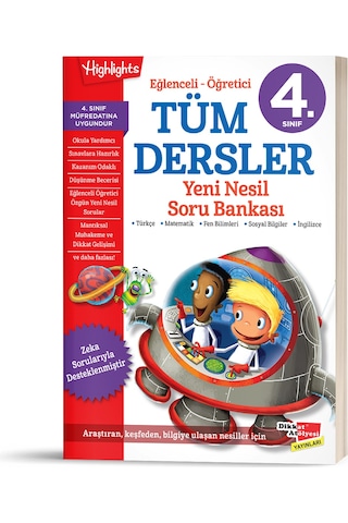 Focus_Gelişim-4. Sınıf Tüm Dersler Yeni Nesil Soru Bankası