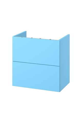 Ikea Enhet Lavabo Dolabı, Açık Mavi, 60x42x60 Cm, 2 Çekmeceli