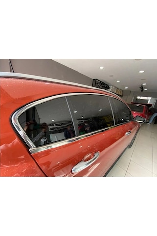 Fiat Egea Cross Cam Çıtası Komple Set Çerçevesi Kromu Nikelajı 8 Parça Alt Üst Tam Tur