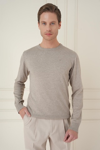 Efor Tr 875 Slim Fit Taş Klasik Triko Taş