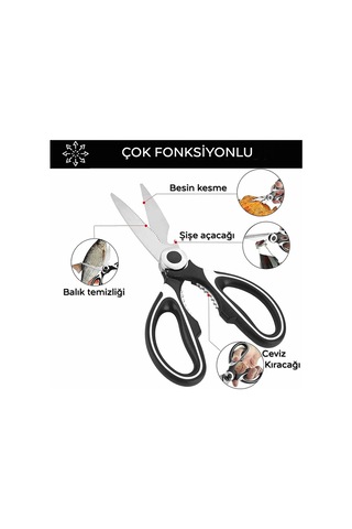 Çok Fonksiyonlu Paslanmaz Çelik Tavuk Makası Tavuk Balık Sebze Makası