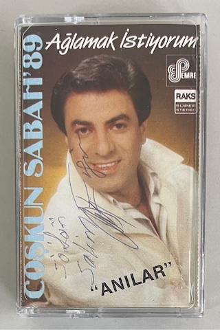 Coşkun Sabah 89 Ağlamak İstiyorum Anılar Kaset Orjnal Dönem Baskı Kaset