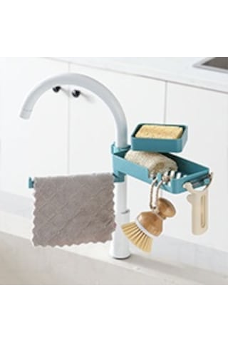 Kosona Mutfak Ve Banyo İçin Dayanıklı Mutfak Dolabı, Ev Ve Yurt Kullanıma Uygun, Mavi Renkli Ev Gereci Diğer