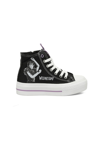 Wednesday Wende.f5fx Siyah Kız Çocuk High Sneaker 000000000101975555 Siyah