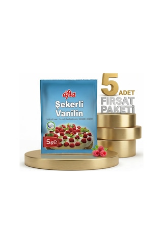 Afia Şekerli Vanilin 5x10lu