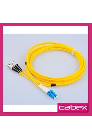 Cabex - SM LC-FC Dublex Fiber Optik Patchcord Singlemode 3 MT