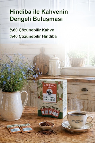 Moliendo Hindiba Kahvesi 60 Tek İçimlik Paket 120 G Çözünebilir
