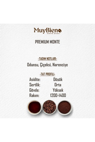 Premium Monte Filtre Çekirdek Kahve Avantaj Paketi 2x1000 Gr