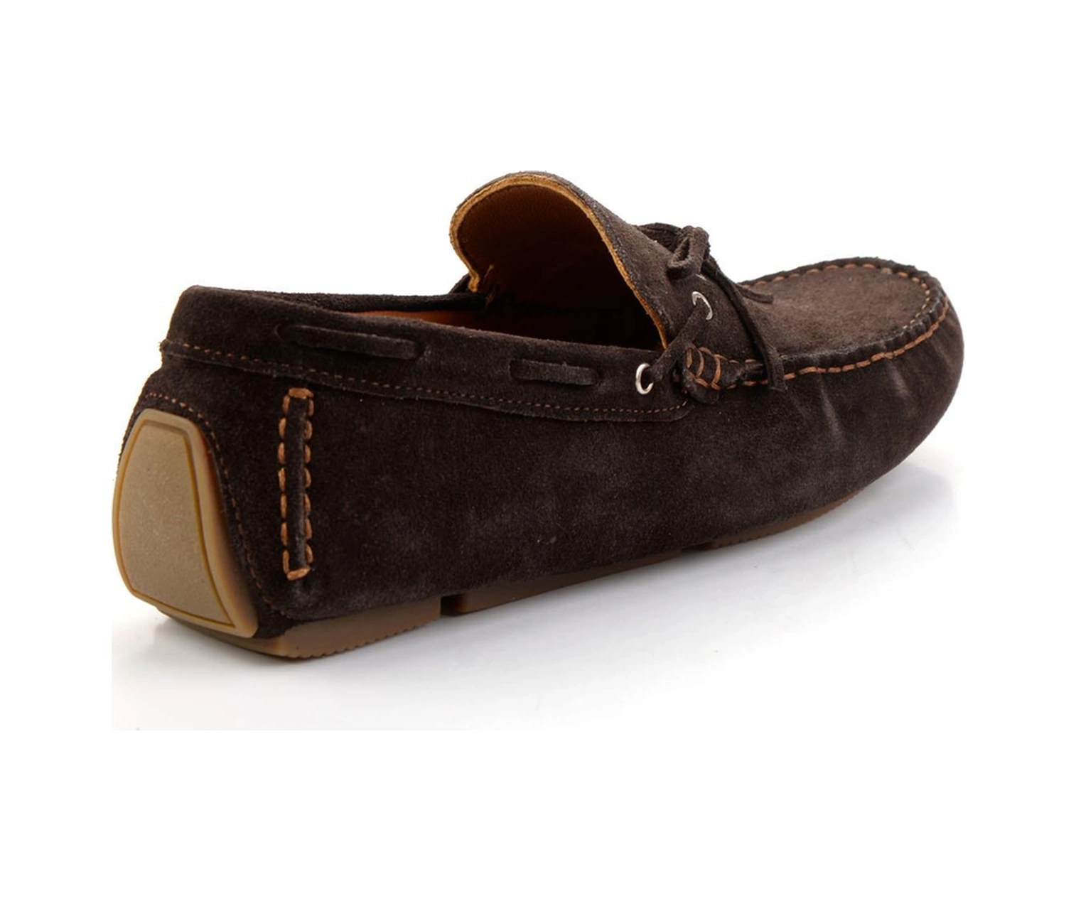 Bambi Kahve Hakiki Deri Erkek Loafer Ayakkabı E01547070102 Kahve