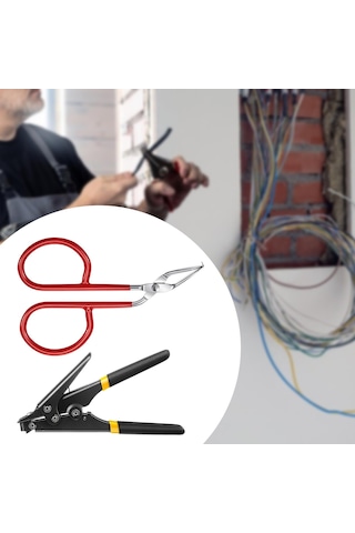 Homyl 2x Fermuarlı Bağ Kesici Naylon Kablo Bağları Çok