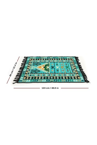Shark Anadolu Seccade Kilim 6 Mavi
