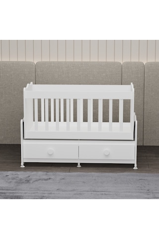 Garaj Home Elegant 60x120 Beşik - Beyaz Beyaz
