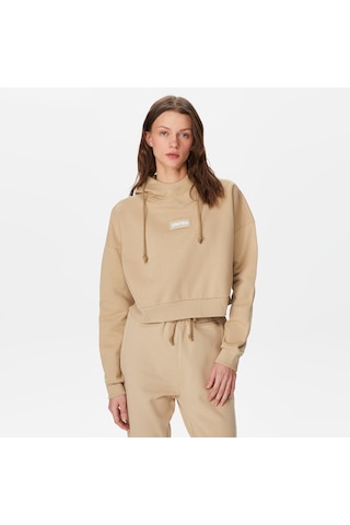 Unıted4 Kadın Krem Sweatshirt