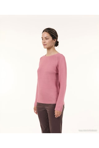 Yargıcı Regular Bisiklet Yaka Uzun Kol Kazak 26kktr2089x 039 Pembe