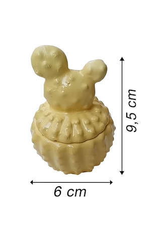 Kaktüs Model Baharatlık - Sunumluk Açık Sarı