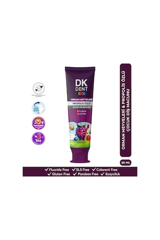 Dermokil DK Dent Orman Meyveleri ve Propolis Özlü Çocuk Diş Macunu 50 ML
